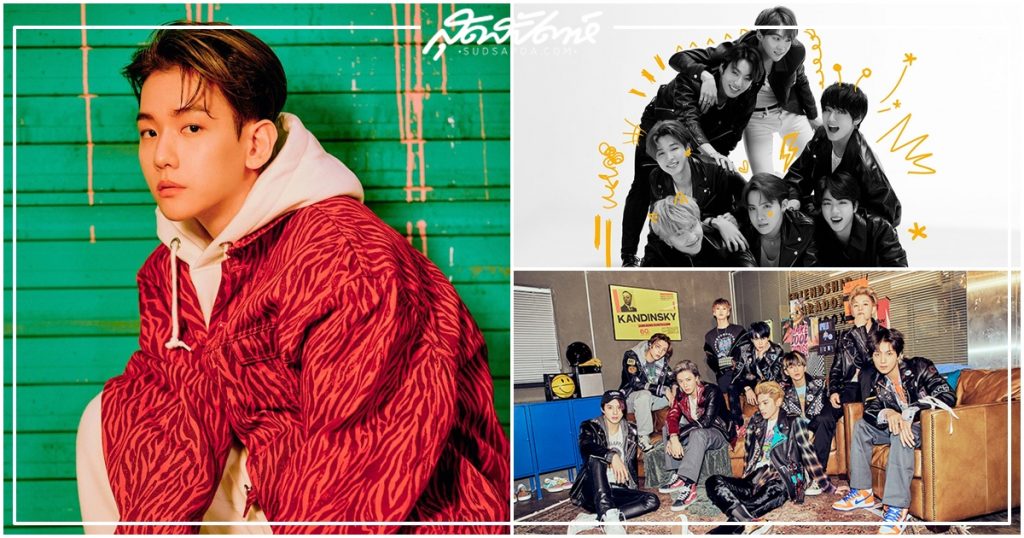 BTS, NCT127, NCT, SEVENTEEN, IZ*ONE, BAEKHYUN, TWICE, NCT DREAM, GOT7, TOMORROW X TOGETHER, STRAY KIDS, แบคฮยอน, ศิลปินเกาหลี, ยอดขายอัลบั้มทะลุ 1 ล้าน, ยอดขายอัลบั้มครึ่งปีแรก 2020, Gaon, ไอดอลเกาหลี, เกิร์ลกรุ๊ปเกาหลี, บอยแบนด์เกาหลี, ศิลปินเดี่ยวเกาหลี