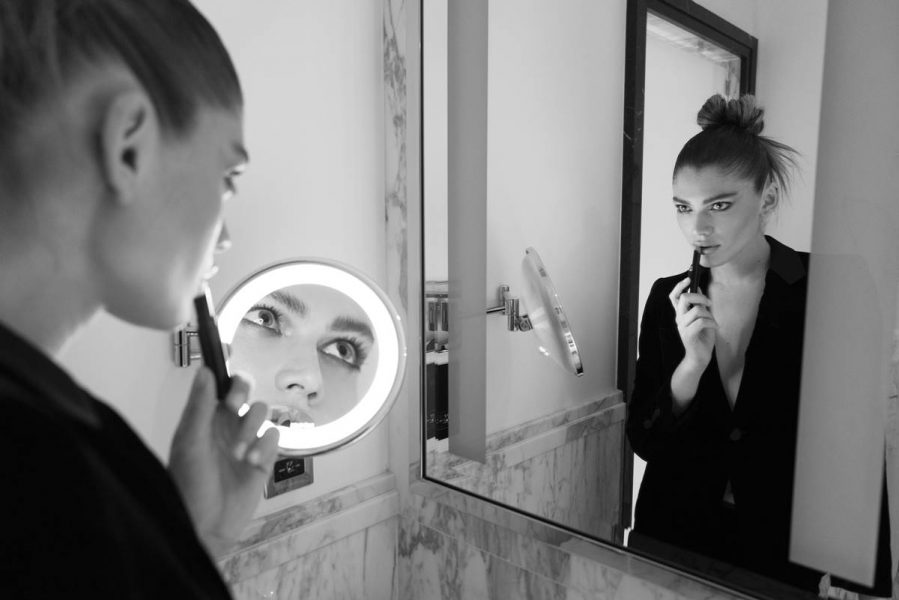 Armani beauty - Valentina Sampaio - by Greg Williams