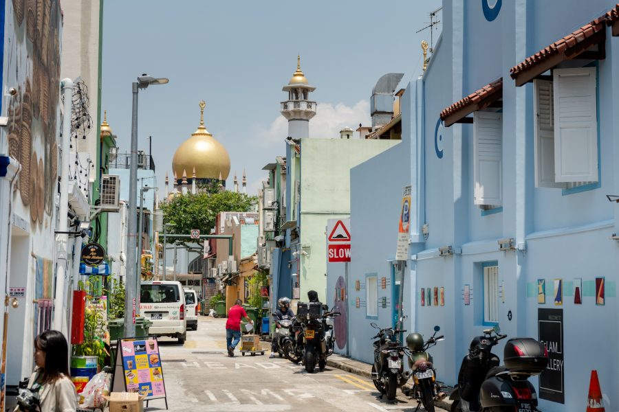 มัสยิดสุลต่านที่ย่าน Kampong Glam