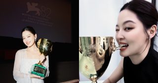 ซินจื๋อเหล่ย - Xin Zhilei - 辛芷蕾- นักแสดงหญิงจีน - นักแสดงจีน - ดาราจีน - ดาราหญิงจีน - นางเอกจีน - นางเอกซีรี่ย์จีน - เทศกาลภาพยนตร์นานาชาติเวนิส ครั้งที่ 82 - The 82nd Venice Film Festival - The Sun Rises On Us All - 日掛中天 - ข่าวจีน - บันเทิงจีน